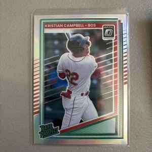 Kristian Campbell RC 2025 Donruss ottica SILVER PRIZM #151 Red Sox ROOKIE - Foto 1 di 2