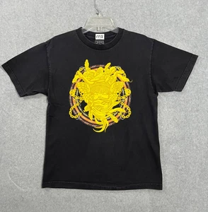 Crooks & Castles Medusa Mountaineer T-Shirt Men Sz Med Black - Picture 1 of 7