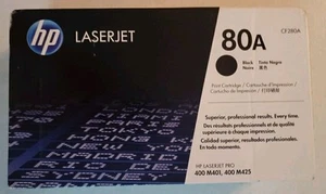 Genuine HP 80A Laserjet Black Laser Toner Cartridge (CF280A) New Sealed - Picture 1 of 6