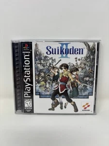 Suikoden II 2 (Sony Playstation 1 ps1) completo CIB con manuale e scheda reg testato - Foto 1 di 9