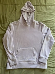 Mädchen Gr. XXL 18 weiches lila Lavendel Plüsch Sweatshirt Hoodie Wonder Nation - Bild 1 von 3