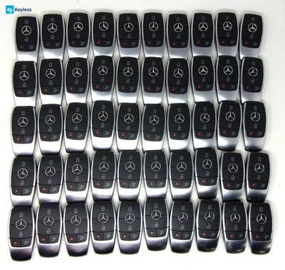 Lotx50 OEM Mercedes Keyless Entry Smartkey Remote Transmitter Used NBGDM3 - Image 1 of 3