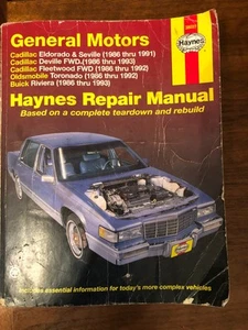 Haynes General Motors Cadillac  Repair Manual 38031 - Picture 1 of 3