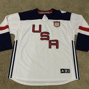 Mens 3XL Team USA 2016 World Cup of Hockey Adidas MIC On Ice Model Jersey - Picture 1 of 9