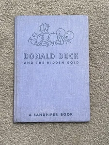 Disney 1951 Donald Duck and the Hidden Gold Sandpiper Hardcover Book - Picture 1 of 4