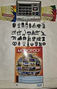 Monopoly Here & Now Edición Mundial Piezas 30 Mudanzas, Banquero, Tarjetas Bancarias y Manual! - Imagen 1 de 3