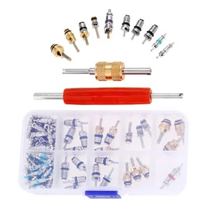 102PCS Air Conditioning Valve Core Accessories Kit, AC R12 R134A Refrigeratio... - Picture 1 of 8