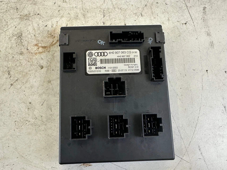 Audi RS7 BCM 1 módulo de controle de corpo 4G8 C7 13-17 fabricante de equipamento original 4H0 907 063 CG - Imagem 1 de 4
