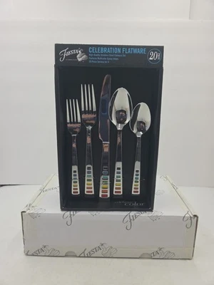 Fiesta Celebration 20 件套餐具套装,适用于 4 件 — 第 1/4 张图片