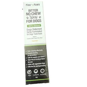 Pine Paws Bitter Apple No Chew Spray für Hunde 100% natürliche Abschreckung 4oz 12/2027 - Bild 1 von 1