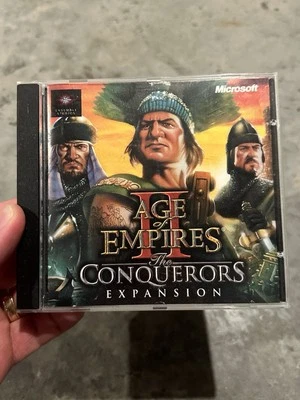 Age of Empires 2 II The Conquerors Expansion PC Game 2000 Microsoft Clean CIB - Image 1 of 4