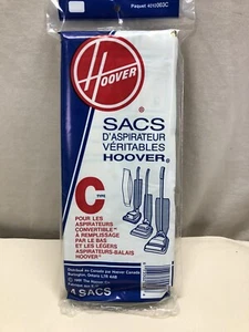 GENUINE HOOVER VACUUM CLEANER BAGS TYPE C 4 IN A BAG - Picture 1 of 2