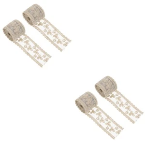 2 Pack Bow Hair Accessories Material Child Ribbon Ribbons for Crafting - Picture 1 of 12