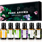 Essential Oils by  100% Pure Oils Kit- Top 6 Aromatherapy Oils Gift Set-6 Pack, 