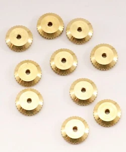 Hermle Reloj Tuerca de mano Latón 10 PACK Movimiento mecánico del abuelo 10 mm 3/8" - Imagen 1 de 1