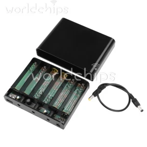 5V9V12V 6x18650 Battery UPS Uninterrupted Power Supply DIY Power Bank Box 60W - Afbeelding 1 van 24