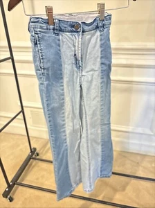 Stella McCartney Kids. Girls Jeans Size 8. Two Toned Denim Flare  - Picture 1 of 8