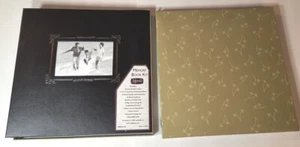 Markierungen Erinnerungsbuch-Set, gebundenes schwarzes Leder 12x12 erweiterbar säurefrei ligninfrei - Bild 1 von 7