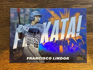 2025 Topps Series 1 - Plakata #PLAK-11 Francisco Lindor - Picture 1 of 2