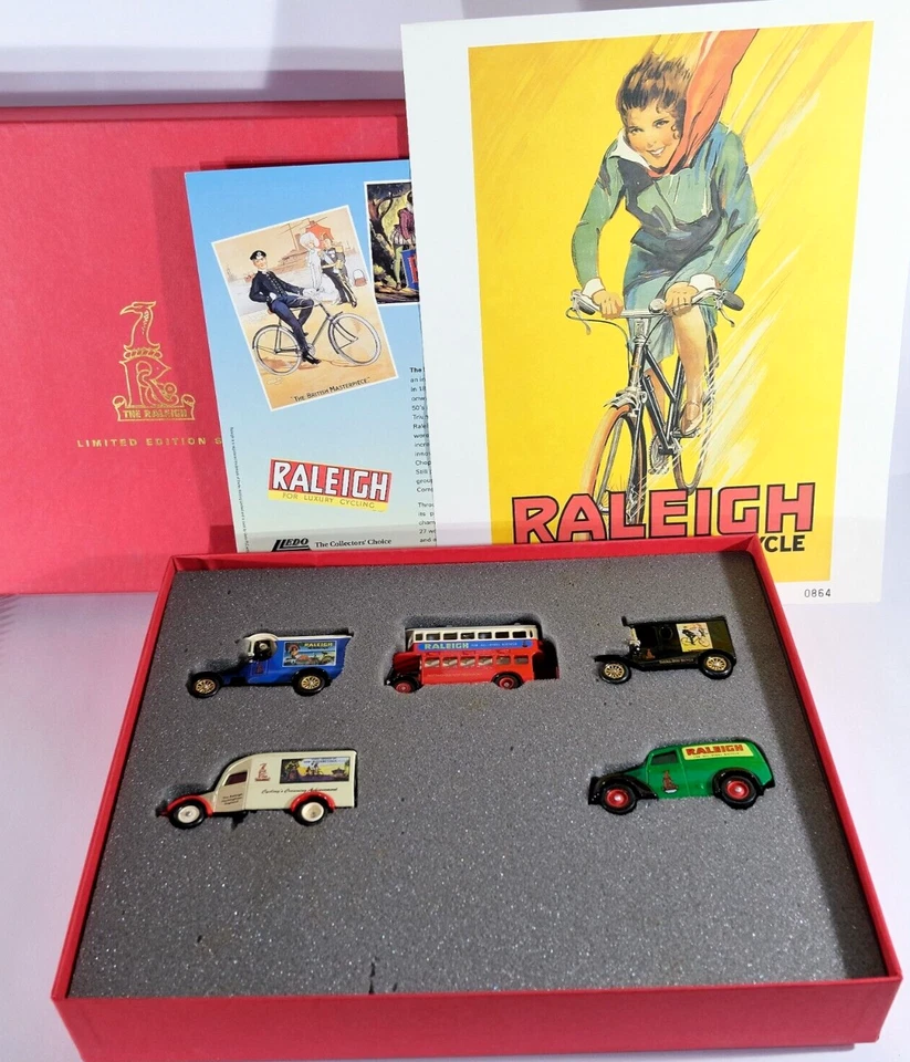 Lledo The Raleigh Set of 5 Limited Edition Vintage Diecast Model Cars Boxed K7. - Image 1 of 4