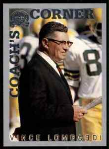 2000 Coach's Corner #93 Vince Lombardi HOF RARE Green Bay Packers COACH