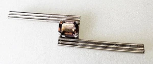 Vintage Sterling Anstecknadel Brosche - Art Deco Blitz - 1/2" x 2,25" 4,9 g - Bild 1 von 3