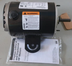 Dayton 6K406BG 1/4 PS 115 VAC Standventilatormotor 1725 U/min NOS - Bild 1 von 5
