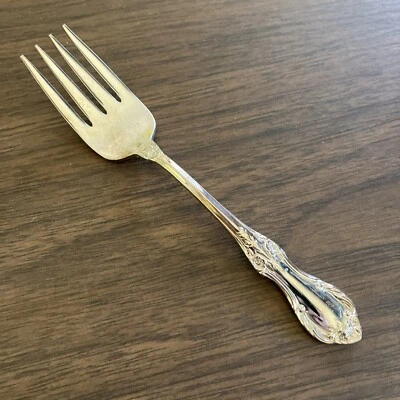 Вилка для салата 1847 Rogers Wild Rose Sharon посеребренная ep латунь международная - Изображение 1 из 2