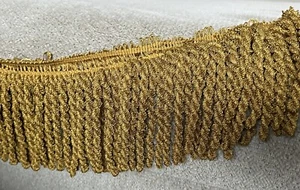 Antik Vintage Gold 6" Fransen Textil Französisch Viktorianisch Kirche Bergung 4 Yards - Bild 1 von 23