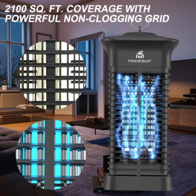 Electronic Insect Killer Mosquito Bug Trap Zapper Backyard Patio Indoor Outdoor - Image 1 of 4