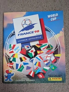 Panini 1998 World Cup France 98 Sticker Album Book - Partially Completed - Picture 1 of 16