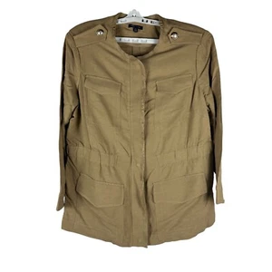Tommy Hilfiger Womens Tan Military Style Jacket - Size 14W - Picture 1 of 7