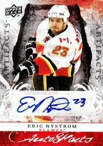 2008-09 UD Artifacts Auto-Facts #AFEN Eric Nystrom - Picture 1 of 1