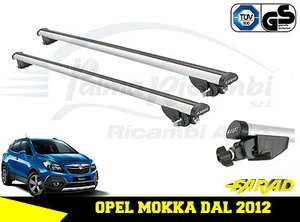BEAMAR4110 Barras Portaequipajes Farad Aluminio Opel Mokka Desde 2012 - Imagen 1 de 4