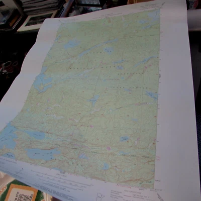 CHAD LAKE MINNESOTA - MAPA TOPOGRÁFICO ESTUDIO GEOLÓGICO DE ESTADOS UNIDOS 1986 Foto 1 de 4