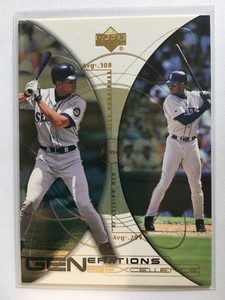 2000 Upper Deck Hitter's Club Generations of Excellence Griffey Jr. A-Rod