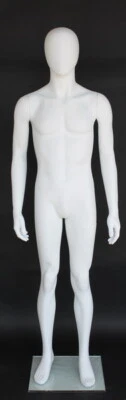 Maniquí de cabeza de huevo masculino blanco de 5 pies 8 pulgadas tamaño pequeño para uniforme de la Primera Guerra Mundial o Segunda Guerra Mundial AME05-W Foto 1 de 4