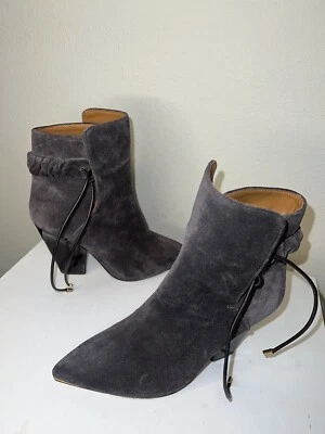 Botín ajustado de gamuza lila Tory Burch para mujer talla 6 Foto 1 de 4