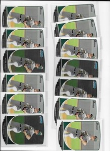 LOT OF 25 NOLAN SANBURN  ROOKIE CARDS OAKLAND ATHLETICS WHITE SOX