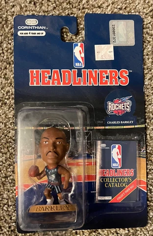 Headliners 1996 Charles Barkley Corinthian Figure Houston Rockets Vintage Box 33 Cover