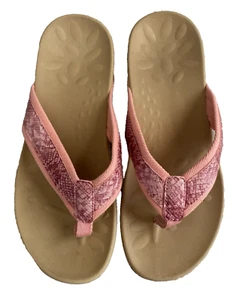 Orthotic Flip Flops MEGNYA Women's, Sandals for Flat Feet Sz8 Plantar Fasciitis - Picture 1 of 6