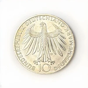 1972 Deutschland München Olymp. Sommerspiele XX ATHLETEN Proof Silber D 10 Mark - Bild 1 von 2