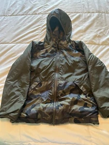 The North Face Reversible Mount Chimbo Camo Fleece Jacket Kids Medium 10/12 - Picture 1 of 4