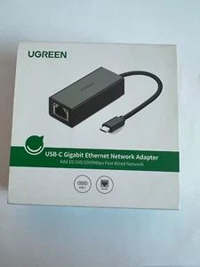 UGREEN USB C to Ethernet LAN Network Adapter Gigabit RJ45 to USB 3.0 Type-C - Picture 1 of 4