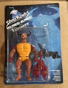Vintage Kenner Silverhawks Figure Mumbo-Jumbo Moc On Card Unpunched New 1986 - Picture 1 of 5