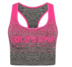 Gold's Gym GGLTOP131 Ladies Workout Training Seamless Gradient Ombre Sports Bra - Picture 1 of 4