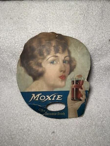 Vintage Moxie Soda Card Stock Sign - Picture 1 of 3