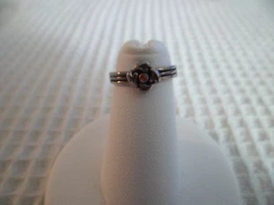 Anillo de Plata Esterlina Puntera Abierta Ajustable ~ Rojo Estilo4 con Caja de Regalo/Bolsa Regalo Gratis - Imagen 1 de 6