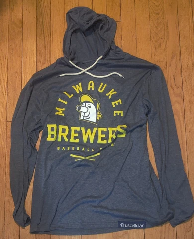 MILWAUKEE BREWERS ADULT LONG-SLEEVE HOODED PULLOVER 4-29-23 SGA SIZE XL Cover