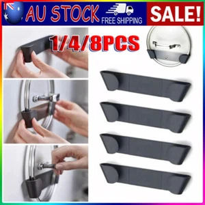 Pot Lid Organizer Rack Saucepan Pan Dish Storage Holder Kitchen Wall-Mounted UL - Picture 1 of 24